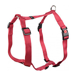 Harnais H Ziggi Rouge Cerise. Tour De Cou 70 -110 Cm. 25 Mm . Taille Xxl+. Pour Chien. - Flamingo Pet Products - Fl-519927