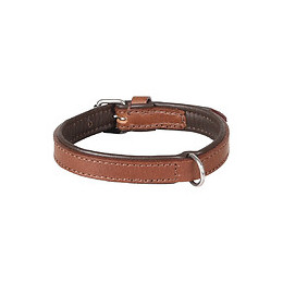 Collier Cuir Arizona Brun. Taille Xs/s 23-27 Cm. Pour Chien. - Flamingo Pet Products - Fl-520041