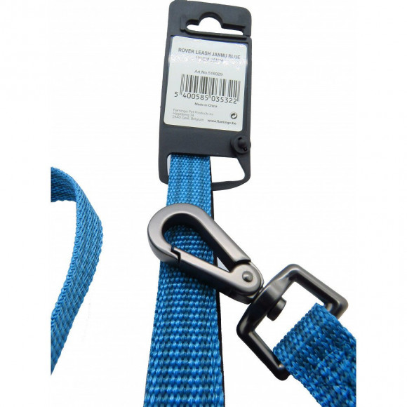 Laisse Jannu Bleu 1 Mètre . 20 Mm . Taille L. Pour Chien. - Flamingo Pet Products - Fl-516929