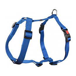 Harnais H Ziggi Bleu . Tour De Cou 60 -85 Cm. 25 Mm . Taille Xxl. Pour Chien. - Flamingo Pet Products - Fl-519904