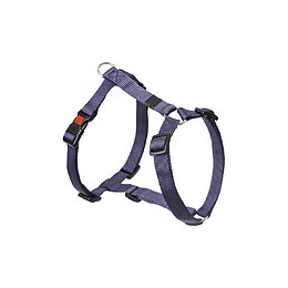 Harnais H Ziggi Bleu Granite . Tour De Cou 35 -50 Cm. 15 Mm . Taille S/m. Pour Chien. - Flamingo Pet Products - Fl-64235