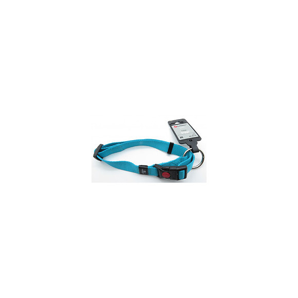 Collier Ziggi Turquoise 40 -55 Cm. 20 Mm . Taille M. Pour Chien. - Flamingo Pet Products - Fl-519871