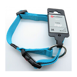 Collier Ziggi Turquoise 40 -55 Cm. 20 Mm . Taille M. Pour Chien. - Flamingo Pet Products - Fl-519871