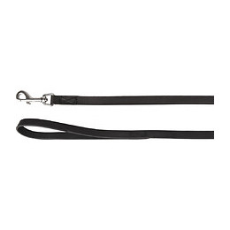 Laisse Rondo Cousu Noir .130 Cm X 16 Mm. Pour Chien - Flamingo Pet Products - Fl-520453