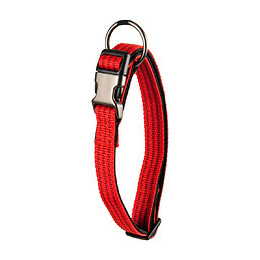 Collier Jannu Rouge Réglable De 20 À 35 Cm 10 Mm. Taille S. Pour Chien - Flamingo Pet Products - Fl-516920