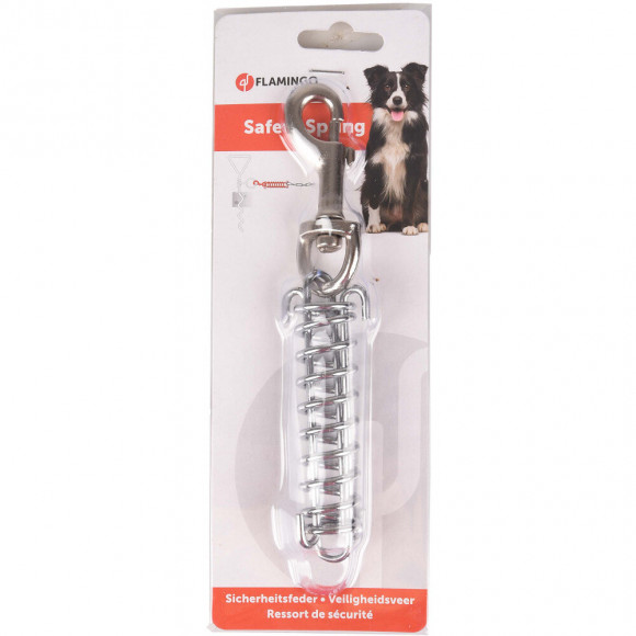 Ressort De Sécurité Pour Câble D'attache.  9.5 Cm. Pour Chien. - Flamingo Pet Products - Fl-506961