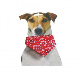 Collier Bandana, 25 À 40 Cm X 15 Mm, Rouge, Pour Chiens. - Flamingo Pet Products - Fl-505759