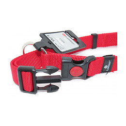 Collier Ziggi Rouge 45 -65 Cm. 25 Mm . Taille L/xl. Pour Chien. - Flamingo Pet Products - Fl-5363657