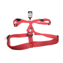 Harnais H Ziggi Rouge . Tour De Cou 70 -110 Cm. 25 Mm . Taille Xxl+. Pour Chien. - Flamingo Pet Products - Fl-65335