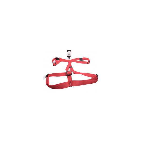 Harnais H Ziggi Rouge . Tour De Cou 70 -110 Cm. 25 Mm . Taille Xxl+. Pour Chien. - Flamingo Pet Products - Fl-65335