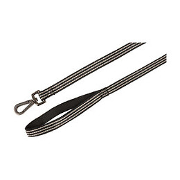 Laisse Jannu Noir 1 Mètre . 25 Mm . Taille Xl. Pour Chien. - Flamingo Pet Products - Fl-516927