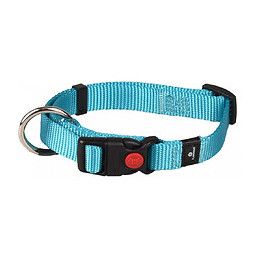 Collier Ziggi Turquoise 30 -45 Cm. 15 Mm . Taille S. Pour Chien. - Flamingo Pet Products - Fl-519870