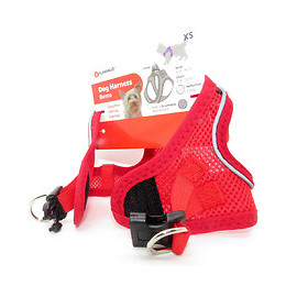Harnais Bento Rouge Xs. Pour Petit Chien Type Yorkshire. - Flamingo Pet Products - Fl-519212