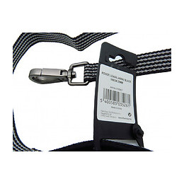 Laisse Jannu Noir 1 Mètre . 25 Mm . Taille Xl. Pour Chien. - Flamingo Pet Products - Fl-516927