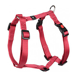 Harnais H Ziggi Rouge Cerise. Tour De Cou 45 -65 Cm. 20 Mm . Taille L/xl. Pour Chien. - Flamingo Pet Products - Fl-519925