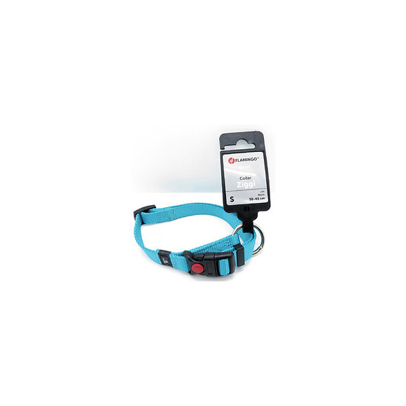 Collier Ziggi Turquoise 30 -45 Cm. 15 Mm . Taille S. Pour Chien. - Flamingo Pet Products - Fl-519870
