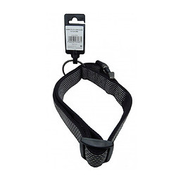 Collier Jannu Noir Réglable De 55 À 75 Cm 38 Mm. Taille Xxl. Pour Chien - Flamingo Pet Products - Fl-516914