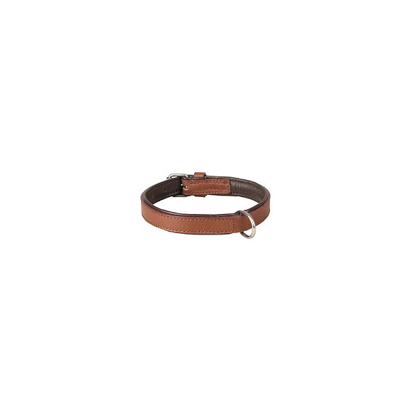 Collier Cuir Arizona Brun. Taille S/m 30-37 Cm. Pour Chien. - Flamingo Pet Products - Fl-520043