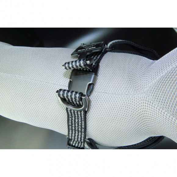 Harnais Jannu Noir. Taille S 25-45 Cm 15 Mm.  Pour Chien - Flamingo Pet Products - Fl-516935