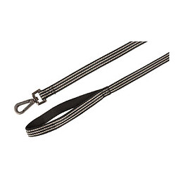 Laisse Jannu Noir 1 Mètre . 20 Mm . Taille L. Pour Chien. - Flamingo Pet Products - Fl-516926