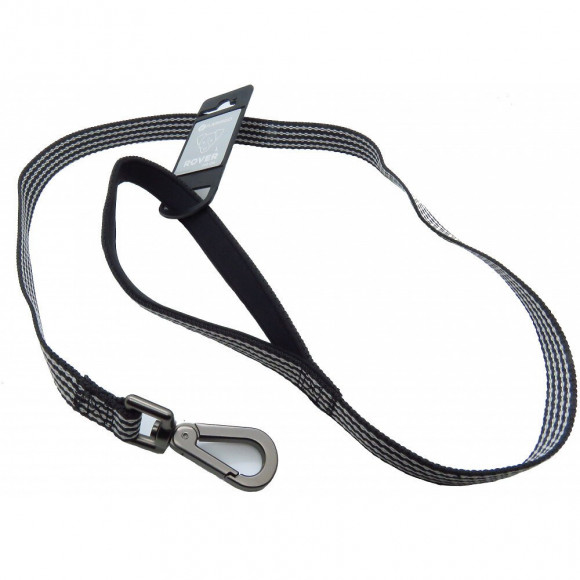 Laisse Jannu Noir 1 Mètre . 20 Mm . Taille L. Pour Chien. - Flamingo Pet Products - Fl-516926