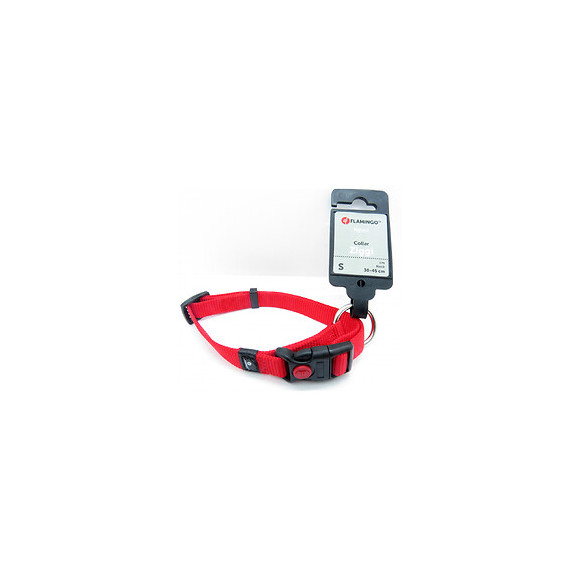 Collier Ziggi Rouge 30 -45 Cm. 15 Mm . Taille S. Pour Chien. - Flamingo Pet Products - Fl-5363637