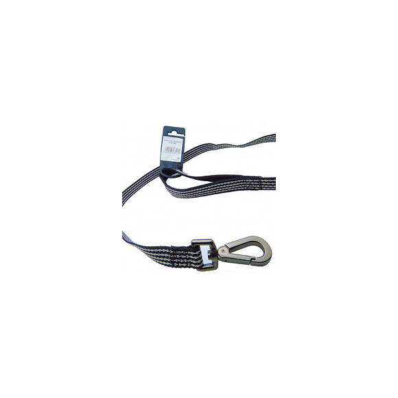 Laisse Jannu Noir 1 Mètre . 20 Mm . Taille L. Pour Chien. - Flamingo Pet Products - Fl-516926