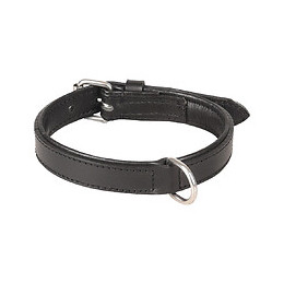Collier Cuir Arizona Noir. Taille S 26-32 Cm. Pour Chien. - Flamingo Pet Products - Fl-520034