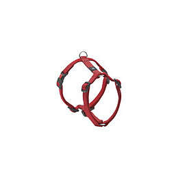 Harnais H Ziggi Rouge . Tour De Cou 60 -85 Cm. 25 Mm . Taille Xxl. Pour Chien. - Flamingo Pet Products - Fl-65331