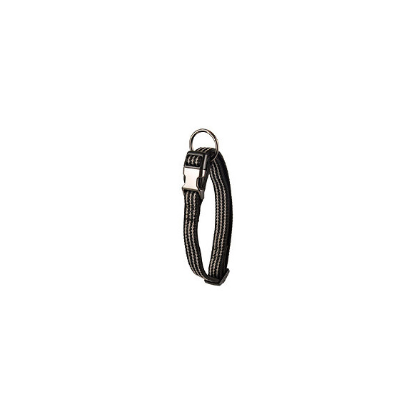 Collier Jannu Noir Réglable De 40 À 55 Cm 20 Mm. Taille L. Pour Chien - Flamingo Pet Products - Fl-516912