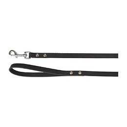 Laisse Rondo Riveté Noir .130 Cm X 16 Mm. Pour Chien - Flamingo Pet Products - Fl-520449