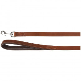 Laisse Arizona En Cuir Brun Pour Chien. Taille 130 Cm X 20 Mm. - Flamingo Pet Products - Fl-520066