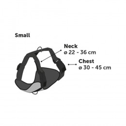 Harnais Milou Taille S. Couleur Bleu.  Pour Chien. Réglable De Chiots A Adulte. - Flamingo Pet Products - Fl-519128