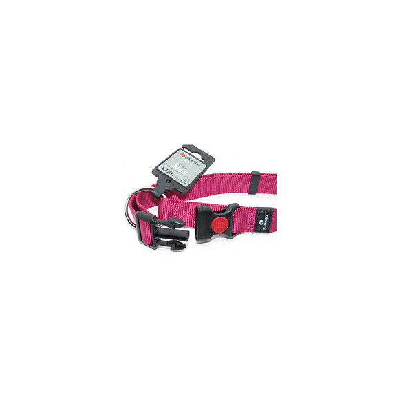 Collier Ziggi Rouge Cerise 45 -65 Cm. 25 Mm . Taille L/xl. Pour Chien. - Flamingo Pet Products - Fl-519916
