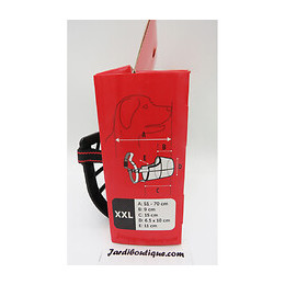 Muselière Silas Xxl Noir. 43 Cm 51-70 Cm. Pour Chien. - Flamingo Pet Products - Fl-519658