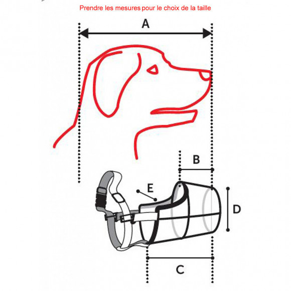 Muselière Silas Xxl Noir. 43 Cm 51-70 Cm. Pour Chien. - Flamingo Pet Products - Fl-519658