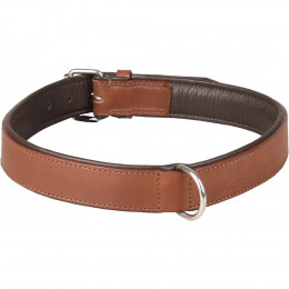 Collier Cuir Arizona Brun. Taille Xxl 52-61 Cm. Pour Chien. - Flamingo Pet Products - Fl-520048