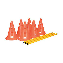 Trixie Lot De 3 Activites Dobstacle - O 23 X 30 Cm - 78 Cm - Orange Et Jaune - Pour Chien