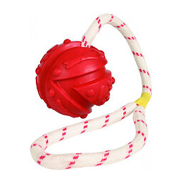 Jeu Aquatique Balle Sur Corde, Dimensions: Ø 7 X 35 Cm, Couleur Aléatoire, Pour Votre Chien. - Trixie - Tr-33482