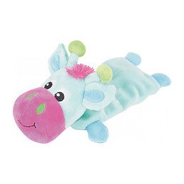 Jouet Peluche Jules Toudoux. Vache Turquoise Pour Chien. - Zolux - Zo-480071tur
