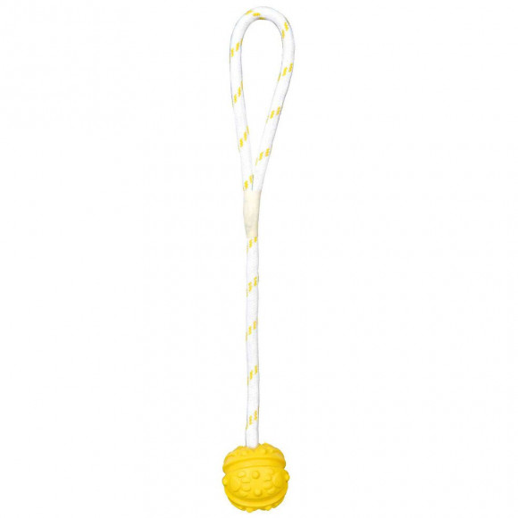 Jeu Aquatique Balle Sur Corde, Dimensions: Ø 7 X 35 Cm, Couleur Aléatoire, Pour Votre Chien. - Trixie - Tr-33482
