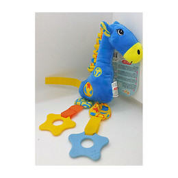 Jouet En Peluche Puppy Girafe Bleu .  30 Cm. Pour Chiots. - Zolux - Zo-480078ble