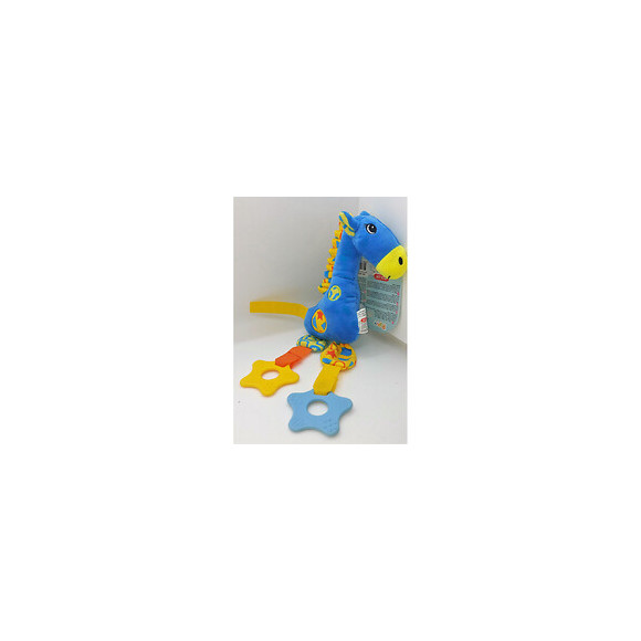 Jouet En Peluche Puppy Girafe Bleu .  30 Cm. Pour Chiots. - Zolux - Zo-480078ble