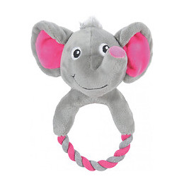 Jouet Peluche Theo Toudoux. Eléphant Gris Pour Chien. - Zolux - Zo-480070gri