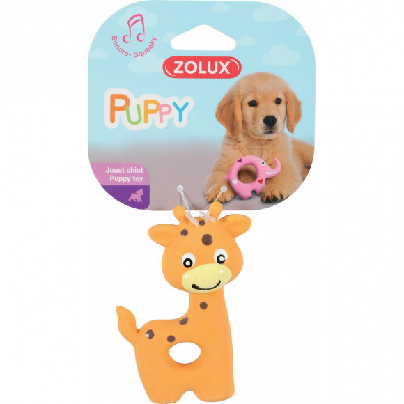 Jouet En Latex Puppy Girafe.  10 Cm. Pour Chiots. - Zolux - Zo-479336