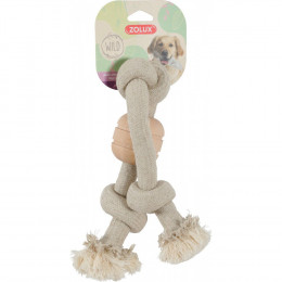 Corde Wild Mix 3 Nœuds. Taille Ø 2 Cm X 40 Cm. Jouet Pour Chien. - Zolux - Zo-480457