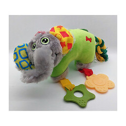 Jouet En Peluche Puppy Éléphant Vert .  25 Cm. Pour Chiots. - Zolux - Zo-480080ver