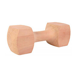 Une Haltère De Traction En Bois Carré 1 Kg Pour Chien - Trixie - Tr-3225