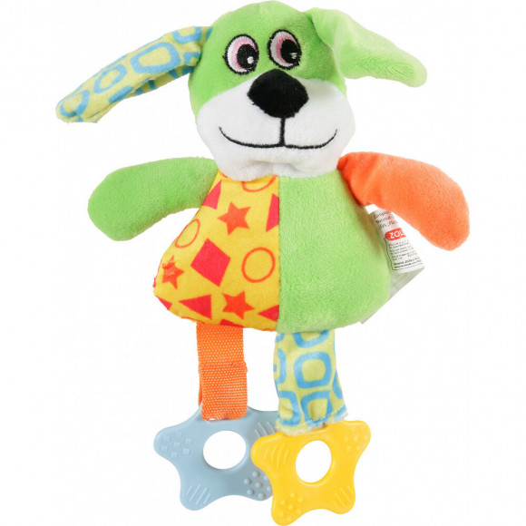 Jouet En Peluche Puppy Chien Vert .  23 Cm. Pour Chiots. - Zolux - Zo-480079ver