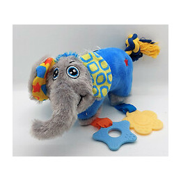 Jouet En Peluche Puppy Éléphant Bleu .  25 Cm. Pour Chiots. - Zolux - Zo-480080ble